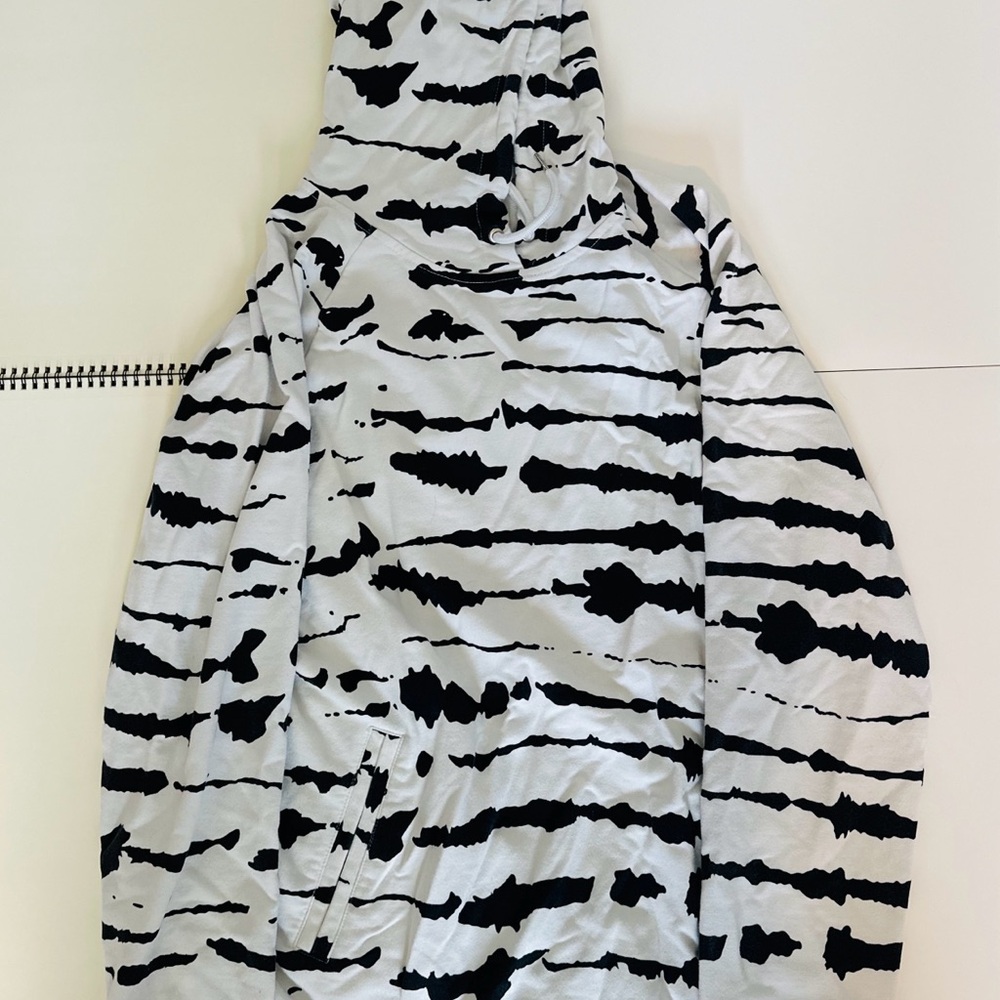 INC International Concepts Monochrome Striped Hoodie